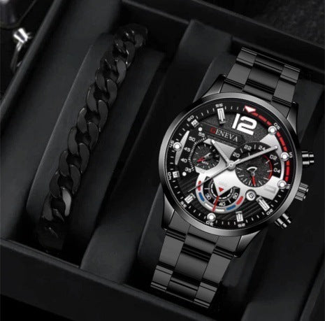 2pcs Men's New Popular Steel