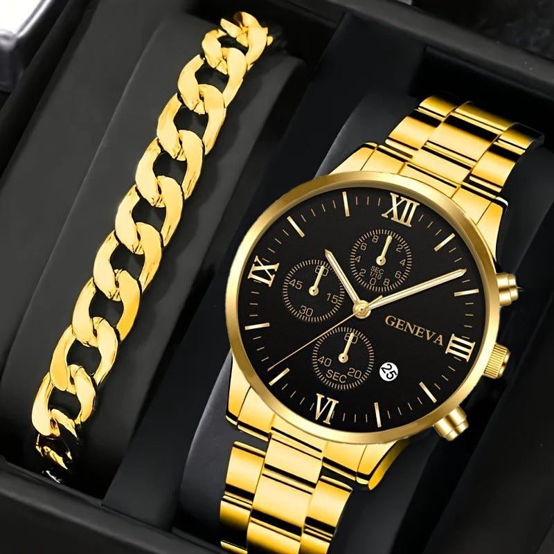 2pcs Men's New Popular Steel