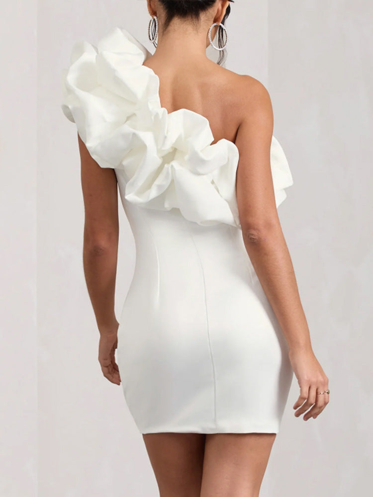 Fungus Tube Top Sleeveless Hip Skirt