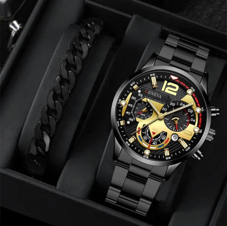 2pcs Men's New Popular Steel