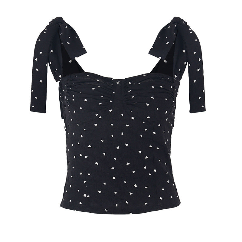 Women Dot Strap Top Clothes Bodies For Women