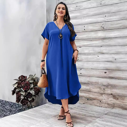 Women's Fashion Casual V-neck Dress