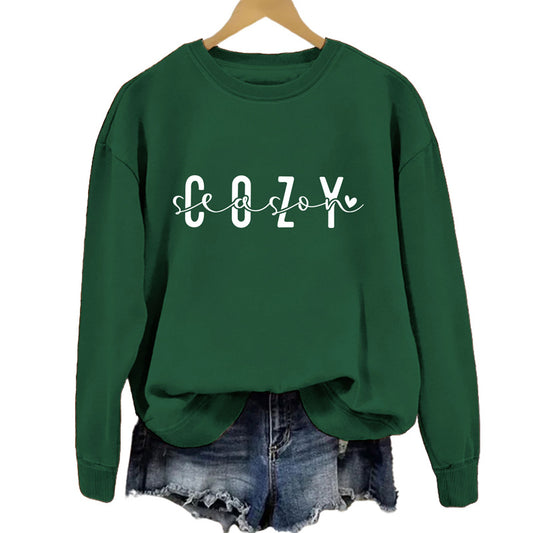 Fashion Printed Cozy Season Autumn  Sweater