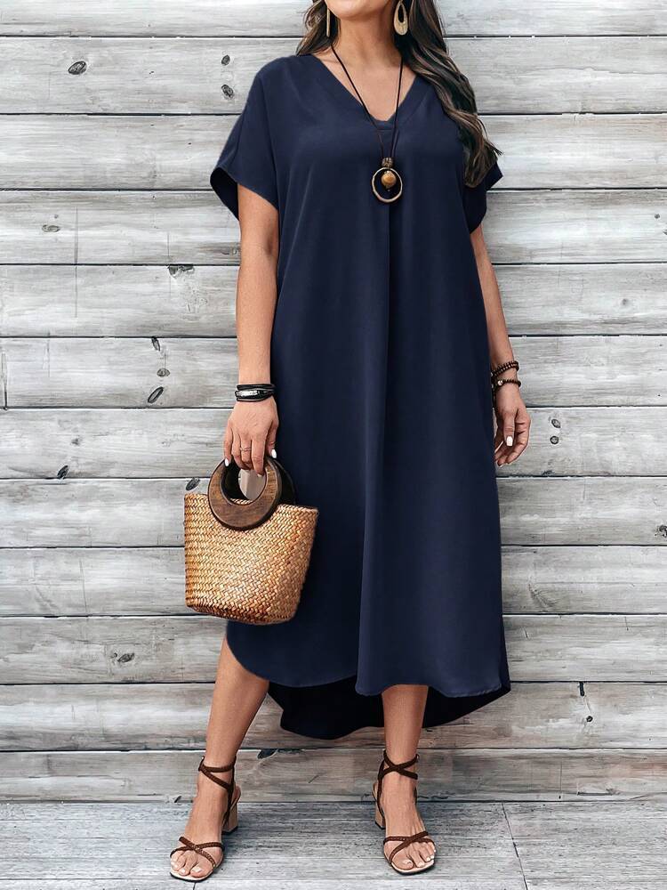 Women's Fashion Casual V-neck Dress