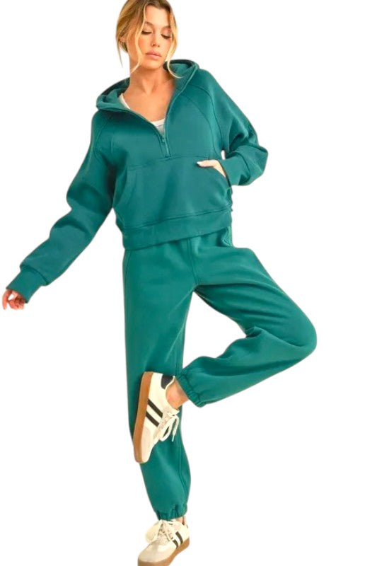 Aemi+Co Drawstring Elastic Waist Joggers
